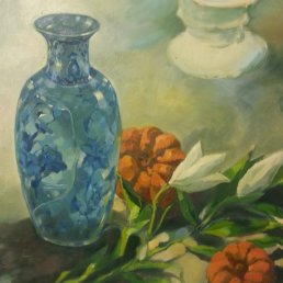 Blue Vase #4 - Finishing highlights